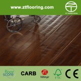 Strand Woven Bamboo Flooring Distressed Handscraped Series Light Coffee