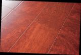 Birch Engineered Wood Flooring 1210X165X16mm with Flat Surface-Red Wine Color (LYEW 06)