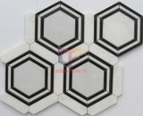 Water Jet Cutting Marble Mosaic (CFW73)