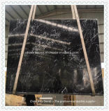 Polished Italy Black Marble Slab for Wall and Floor Tile Project