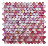Decorative Round Glass Mosaic Tile for Wall and Ceiling