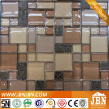 Coffee Color Resin and Glass Mosaic for Hotel Wall (M855080)
