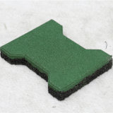 Colorful Outdoor Rubber Tile /Playground Tiles Rubber /Square Rubber Road Tile