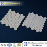 Alumina Hexagon Ceramic Lining Tile Easily Installed by Epoxy Resin Glue Water