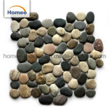 Cheap River Pebble Stone Tiles 10mm Mixed Marble Mosaic Tile