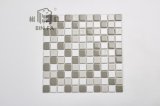 23*23mm Grey and White Ceramic Mosaic Tile for Wall, Kitchen, Bathroom and Swimming Pool, Special Decoration