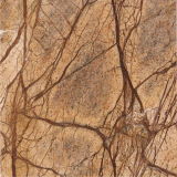 Import Rainforest Golden Brown Marble Stone Tile for Floor Decoration