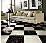 Full Polished Porcelain Glazed Jazz White Tile for Black and White Design From Foshan Factory