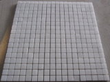 High Quality 10''x10''mini Square Thassos White Marble Mosaic