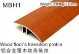 Mbh1 Wood Coated Ramp with PVC Track for 12mm Flooring