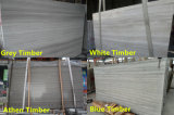 Polished/Honed Marble Grey/White/Athen/Blue/Gingko Timber Wooden Marble Slab/Tiles/Flooring