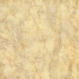 60X60 Yellow Color Marble Look Glazed Full Polished Porcelain Tile for Flooring