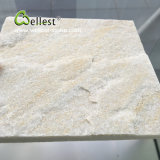 White Beige Quartzite Tile for Wall Cladding and Paving