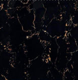 Black Marble Flooring Glazed Polished Porcelain Tile with Cheap Price