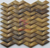 Metal Style Wave Shape Copper Made Mosaic (CFM976)