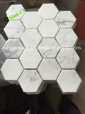 Competitive Prices Bianco Carrara White Marble Mosaic for Bathroom Tile