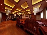 Hotel/Restaurant 9.5mm Thickness Wholesale Wood Grain WPC Timber Flooring