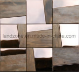 Copper Mix Stainless Steel Shinning Mosaic Tile