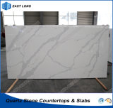 Quartz Stone for Kitchen Countertop with SGS Report (Calacatta)
