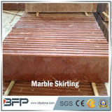 M222 Polished Rosso Alicante Red Marble Skirting Tile for Marble Floor and Interior Design