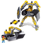 1488030-131PCS Blocks City Construction Digging Engineering Vehicles Trans Toys Robot Model Action Figure Building Bricks