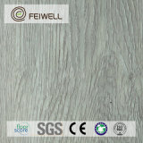 High Gloss Heat-Insulation Lvt Flooring Grey Wood