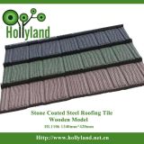 Brick Color Stone Coated Metal Roof Sheet (Wooden Tile)