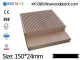 Composite Wood Decking WPC Decking WPC Flooring with SGS CE Fsc ISO Composite Wood Decking Flooring Solid Decking Vinyl Outdoor Antiseptic Decking Lhma077