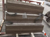 Coffee Brown Wood Marble Tiles for Wall and Floor