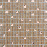 Cheap Subway/Wall Used Beige Glass Mosaic Tile with Ce Certificate