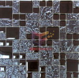 Titanium Metallic Color Like Glass Crystal Mosaic Tile (TC373)