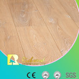 Household 12.3mm E0 Embossed Oak V-Grooved Waxed Edged Laminate Floor