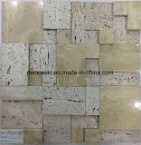 Irregular Natural Style Marble Stone Mosaic Tile