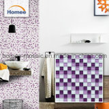 Stocked Item Purple Glass Mosaic Tile for Wall Decoration
