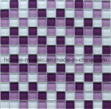 Hot Sale Stocked Item! ! Purple Glass Mosaic Tile for Wall Decoration