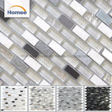 New Bathroom Stainless Steel Tile Mix Glass Stone Mosaic