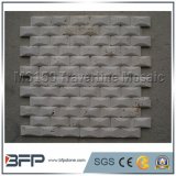 Natural Stone Irregular White Travertine Mosaic Wall Tile/Wall Cladding