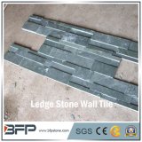 Green Slate Stacked Ledge Stone with Culture Stone Corner & Wall Panel