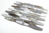 Aluminum Mix Glass Mosaic Pattern Tile for Wall