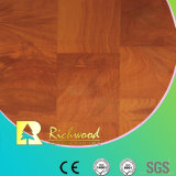 Household 8.3mm E1 Embossed Walnut Waxed Edge Laminate Floor