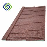 0.4mm New Design Flat Roofing Shingle Stone Coated Metal Roof Tile