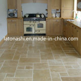 Polished Natural Beige Travertine Flooring Tile for Kitchen Floor Decorative