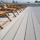 Waterproof Flooring Wood and Plastic Composite Surface Sanded WPC Decking