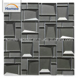 Decorative Gray Belveled Glass Mosaic Tile for Interior