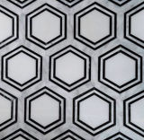 Water Jet Marble Tile Hexagonal