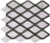 Stone Mix Glass Water Jet Cut Wall Tile