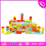 Wholesale Customize 100 Pieces Preschool Wooden Children Toy Bricks for Education W13b037