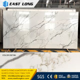 Customized Marble Vein Aartificial Quartz Stone Slabs
