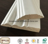 Simple Style Chinese Fir Baseboard Moulding Flooring Accessories