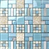 Glass Mix Stone Mosaic Tile for Background Wall Tiles